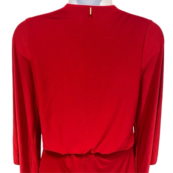 Revolve x MISA Los Angeles Teget Knot Front Dress Red Size XS New with Tag - Picture 11 of 14